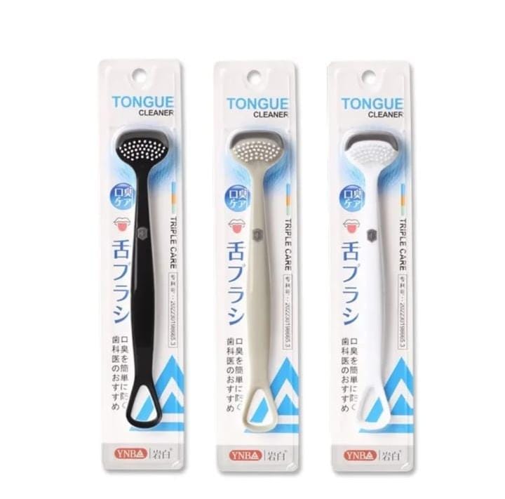 Silicone Double-Sided Tongue Cleaner