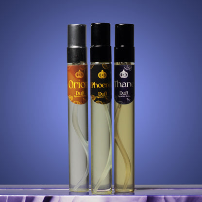 Set of 3 10ml Male Perfumes