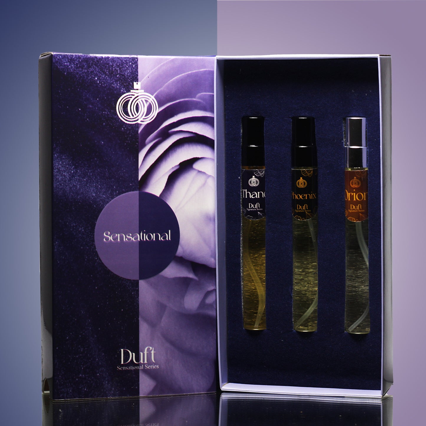 Set of 3 10ml Male Perfumes