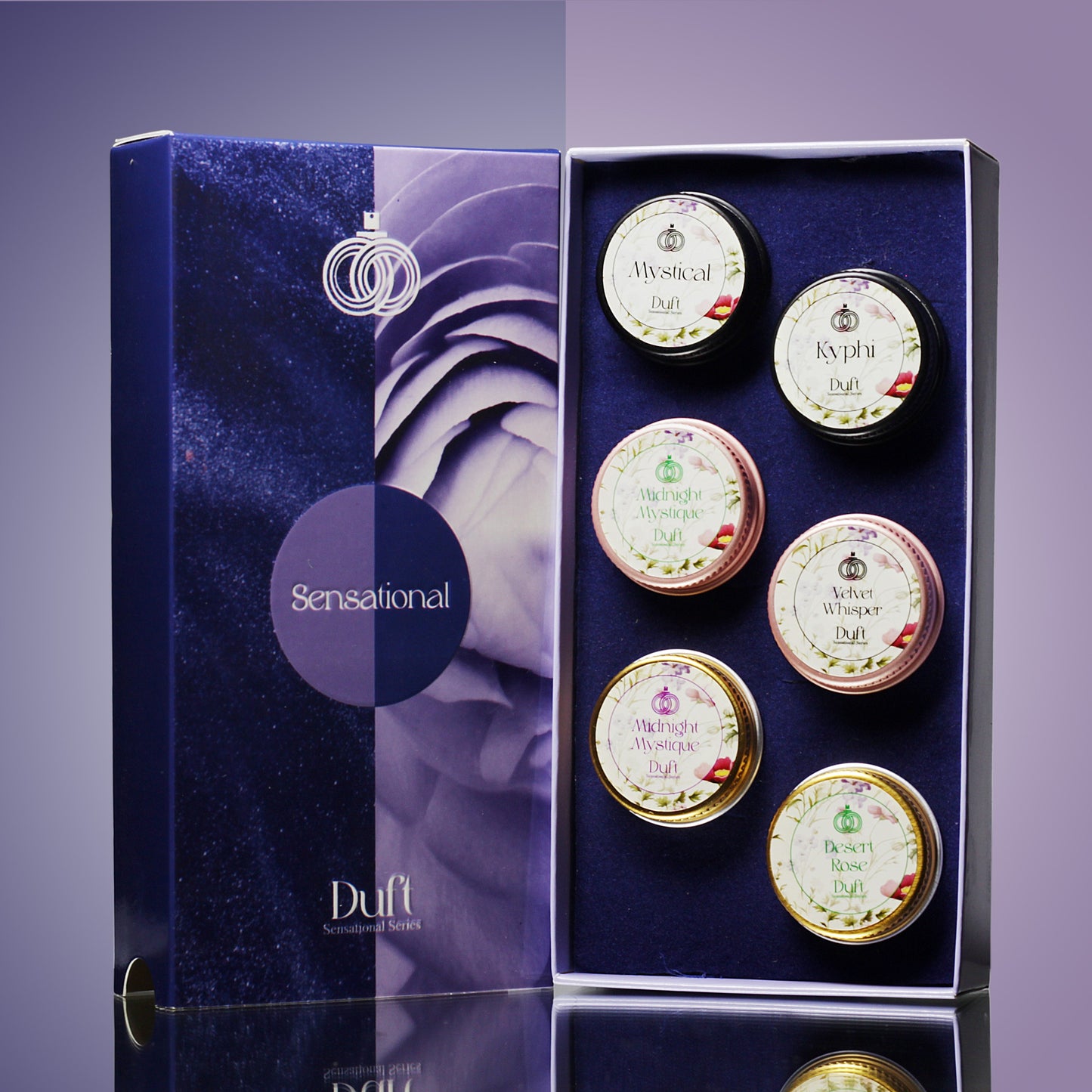 6 Pcs Perfume  Wax Gift-Set Female
