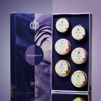 6 Pcs Perfume  Wax Gift-Set Female