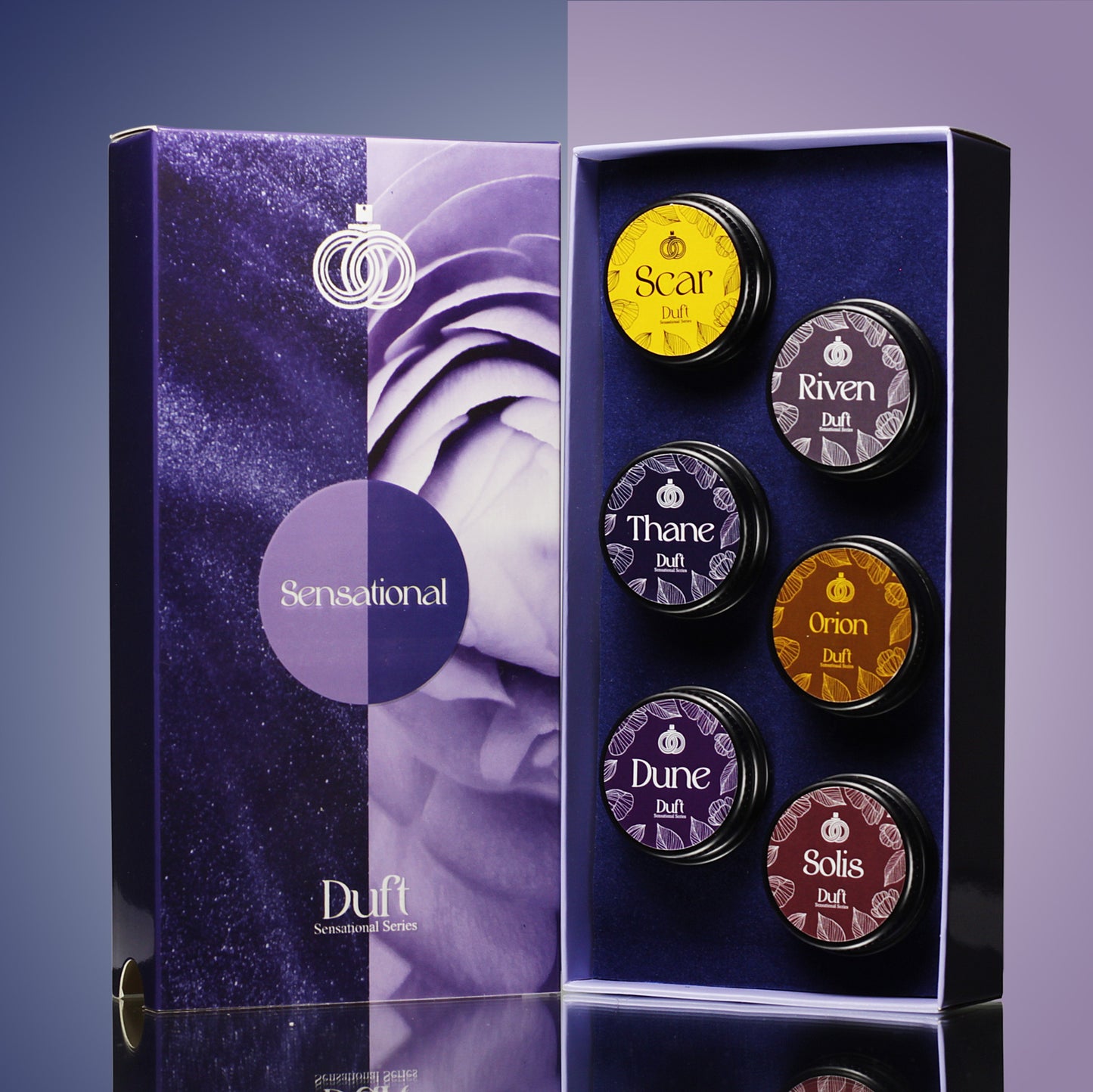 6 Pcs Perfume Wax Gift-Set Male
